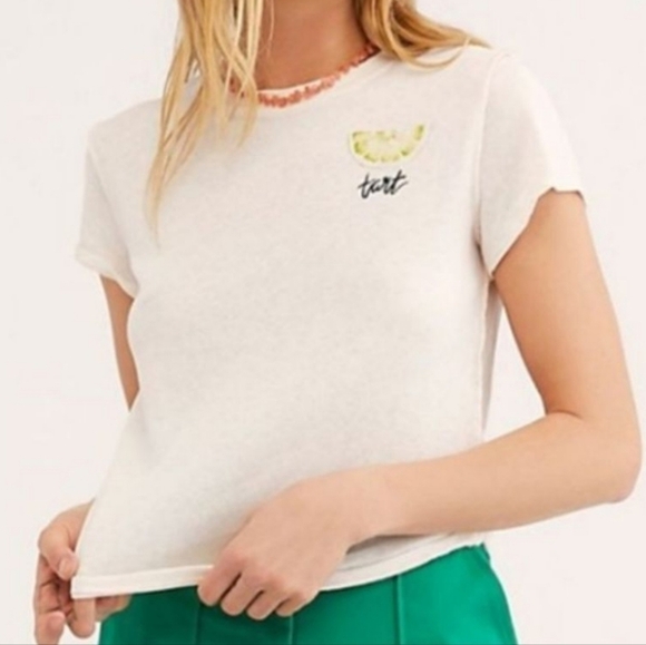 We the Free Fruit Medley Sheer Tee - Picture 1 of 5
